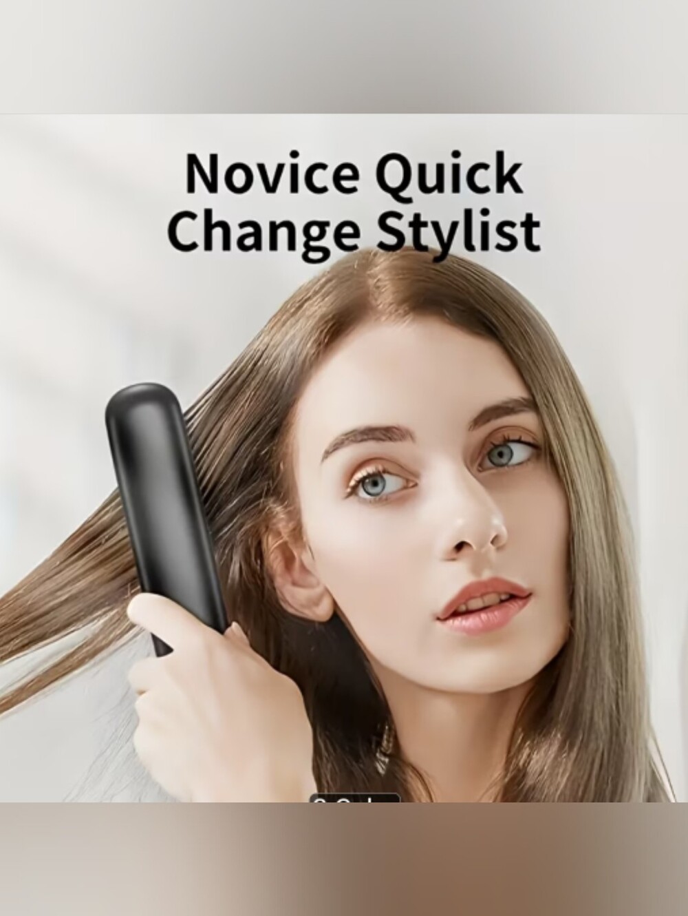 Cordless Hair Straightener Comb Usb Rechargeable Heat Settings